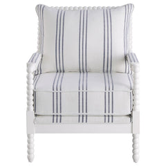Blanchett White Accent Chair - furniture place usa