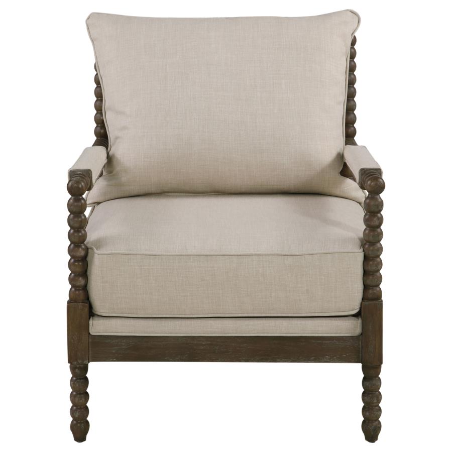Blanchett Beige Accent Chair - furniture place usa