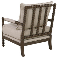 Blanchett Beige Accent Chair - furniture place usa