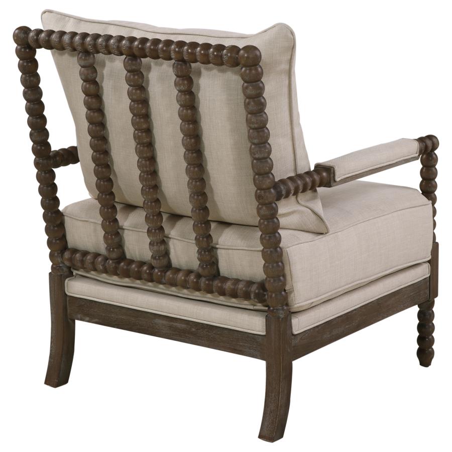 Blanchett Beige Accent Chair - furniture place usa