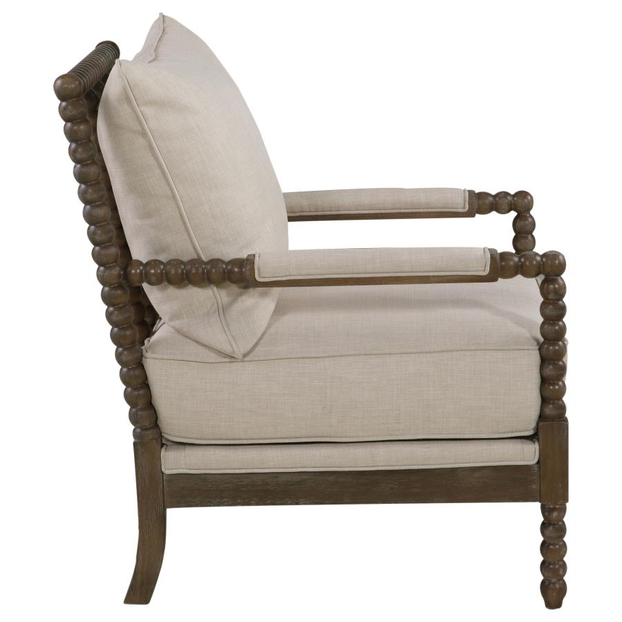 Blanchett Beige Accent Chair - furniture place usa