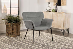 Davina Grey Accent Chair - furniture place usa