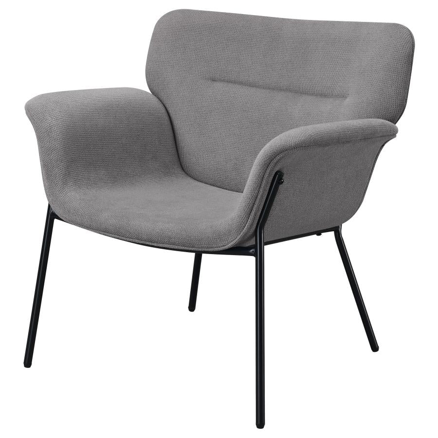 Davina Grey Accent Chair - furniture place usa