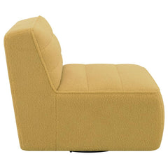 Cobie Yellow Swivel Chair - furniture place usa