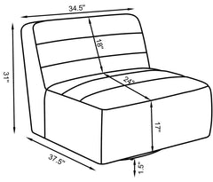 Cobie Yellow Swivel Chair - furniture place usa