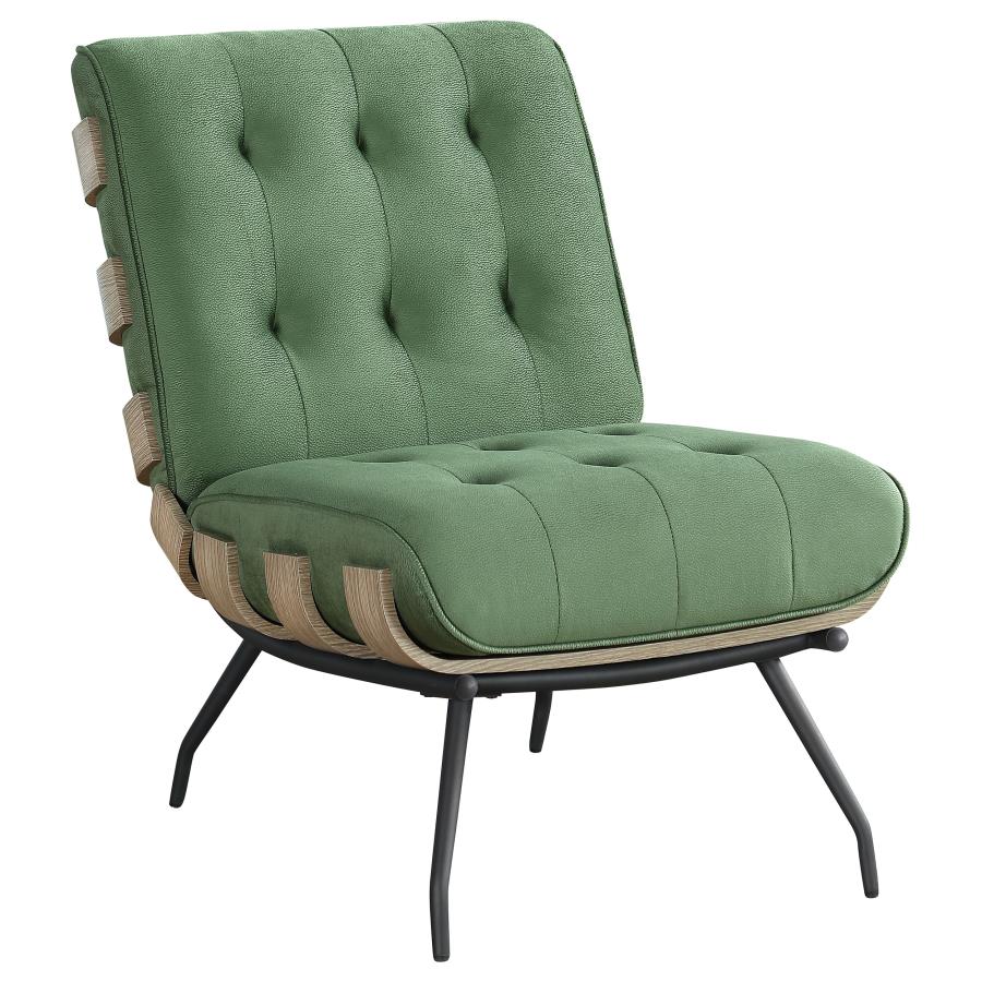 Aloma Green Accent Chair - furniture place usa