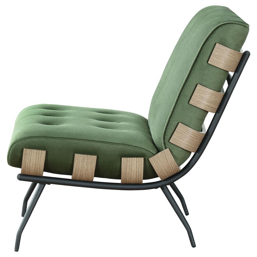 Aloma Green Accent Chair - furniture place usa