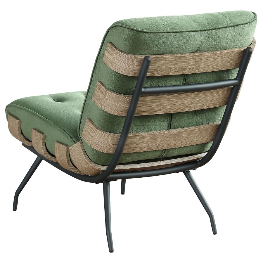 Aloma Green Accent Chair - furniture place usa