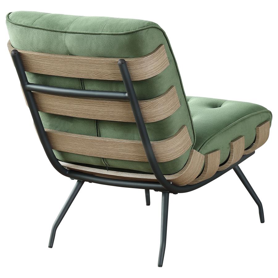 Aloma Green Accent Chair - furniture place usa