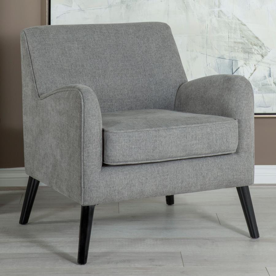 Charlie Grey Accent Chair - furniture place usa