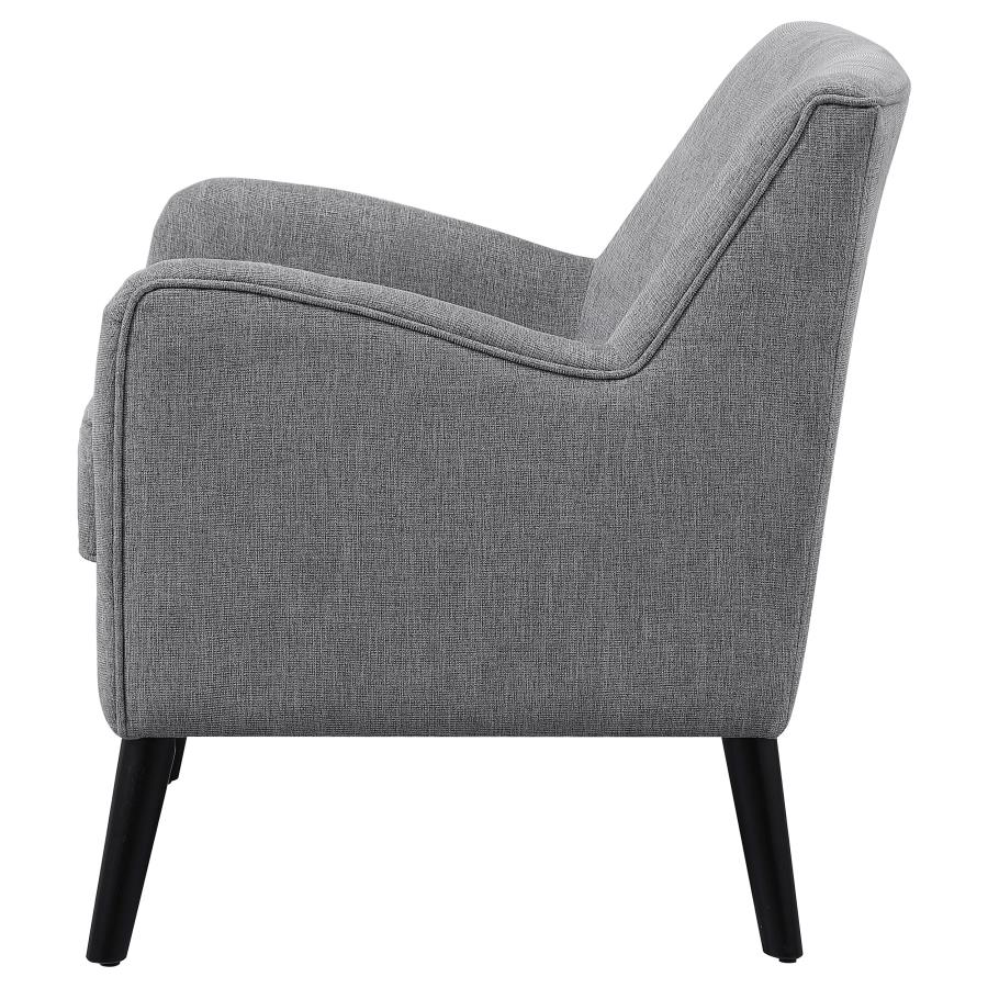 Charlie Grey Accent Chair - furniture place usa