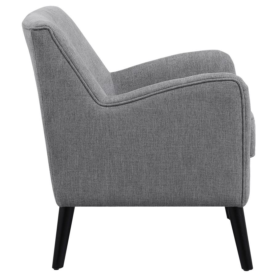 Charlie Grey Accent Chair - furniture place usa
