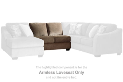 Graftin Armless Loveseat - furniture place usa