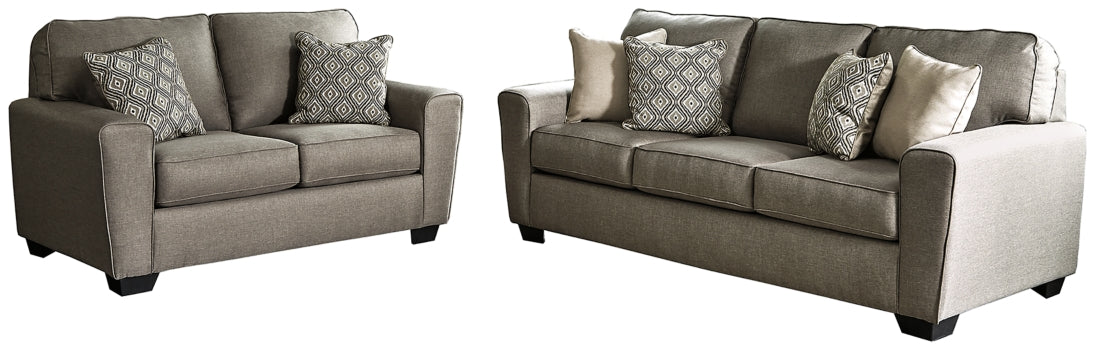 Calicho Sofa and Loveseat - furniture place usa