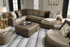 Abalone 3-Piece Sectional with Ottoman - PKG002370 - furniture place usa