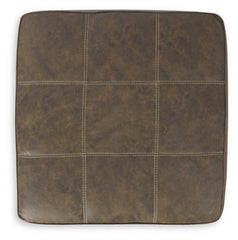 Abalone Oversized Accent Ottoman - furniture place usa