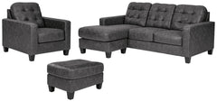 Venaldi Sofa Chaise, Chair, and Ottoman - furniture place usa