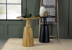 Ixia Brown Side Table - furniture place usa