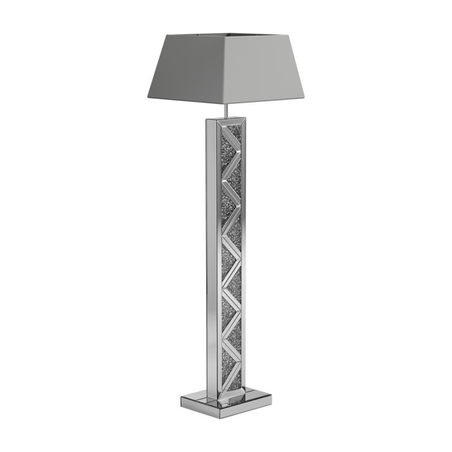 Carmen Silver Floor Lamp - furniture place usa