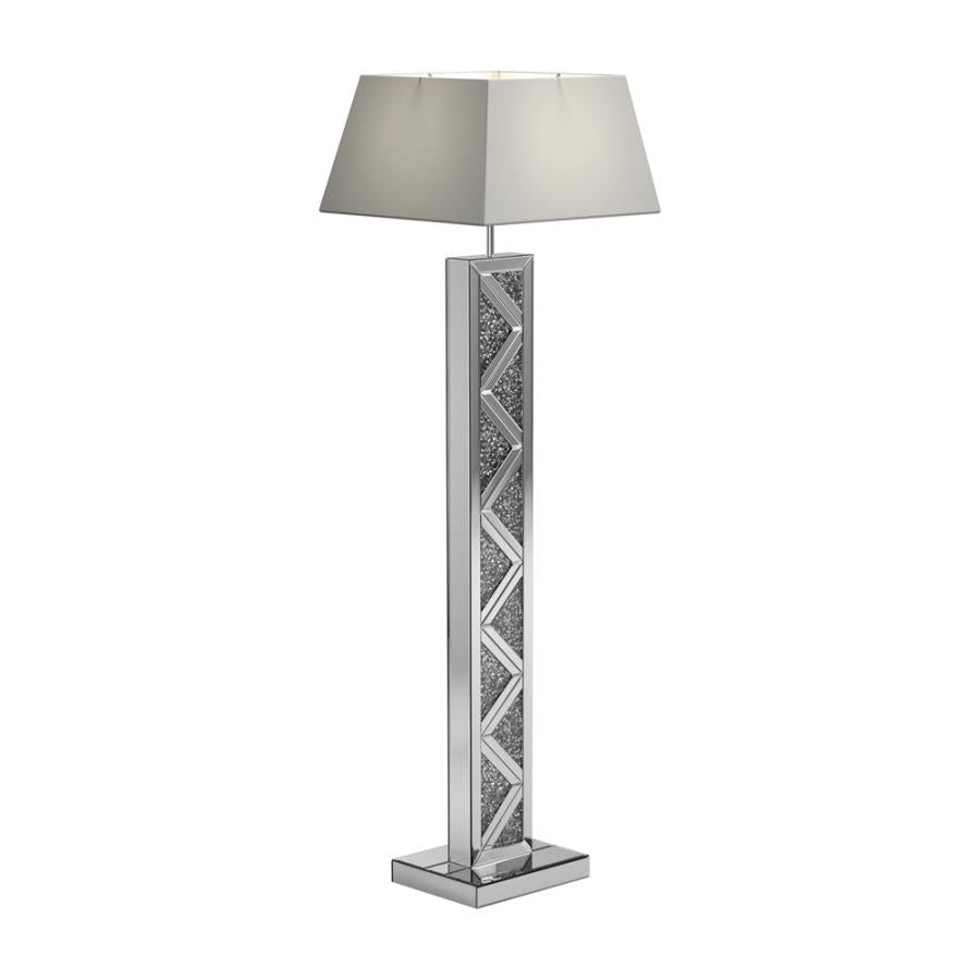 Carmen Silver Floor Lamp - furniture place usa