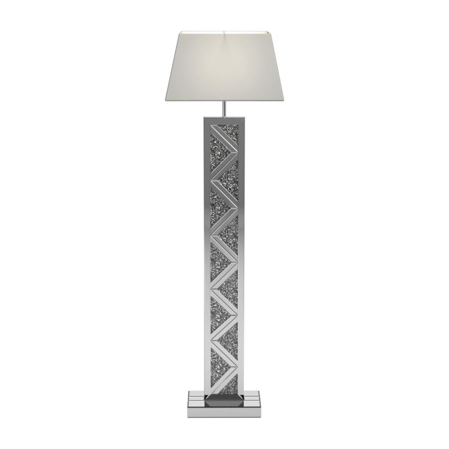Carmen Silver Floor Lamp - furniture place usa