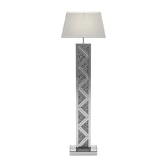 Carmen Silver Floor Lamp - furniture place usa