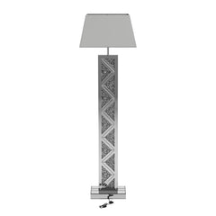 Carmen Silver Floor Lamp - furniture place usa