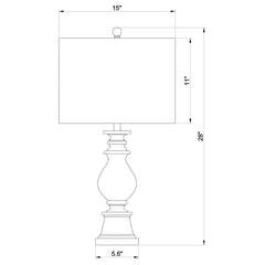 Brie Gold Table Lamp - furniture place usa