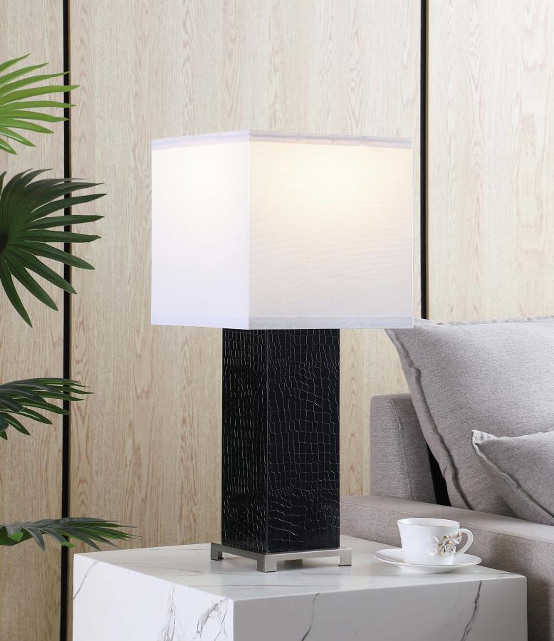 Bridle Black Table Lamp - furniture place usa