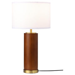 Aziel White Table Lamp - furniture place usa