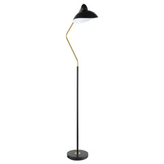 Lucien Black Floor Lamp - furniture place usa