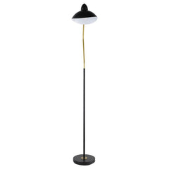 Lucien Black Floor Lamp - furniture place usa