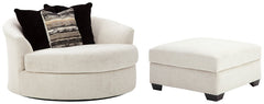 Cambri Chair and Ottoman - furniture place usa