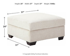 Cambri Ottoman With Storage - furniture place usa