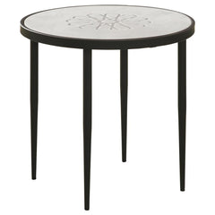 Kofi White Side Table - furniture place usa