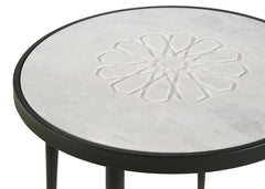 Kofi White Side Table - furniture place usa