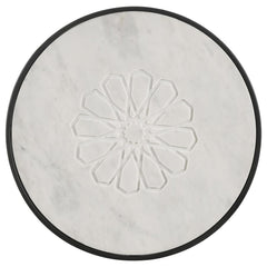 Kofi White Side Table - furniture place usa