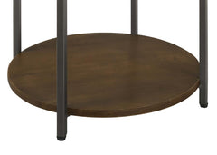 Noemie Brown Side Table - furniture place usa