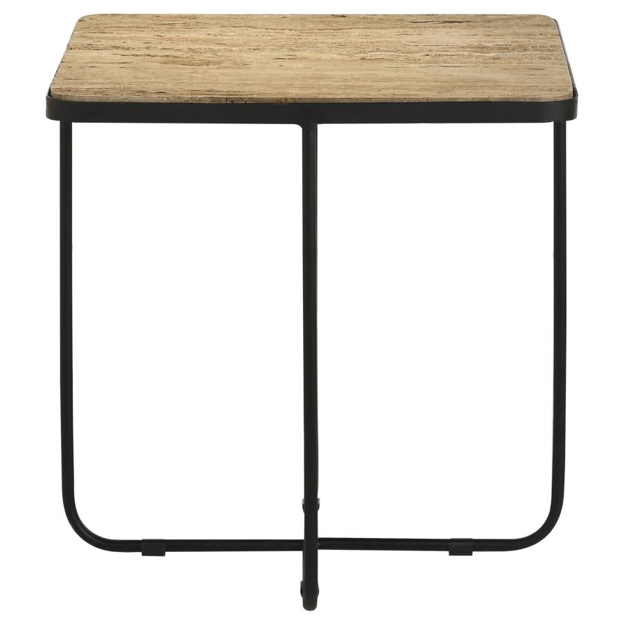 Elyna Brown Side Table - furniture place usa