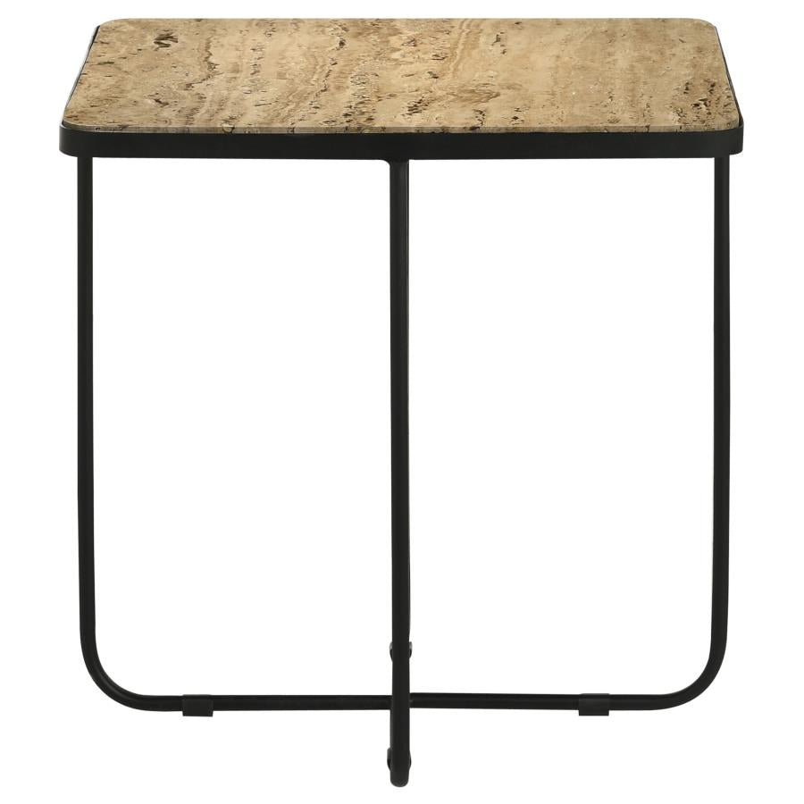 Elyna Brown Side Table - furniture place usa
