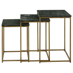 Medora Green 3 Pc Nesting Table - furniture place usa