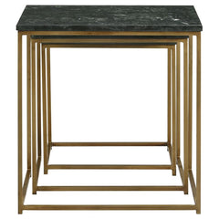 Medora Green 3 Pc Nesting Table - furniture place usa