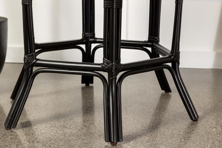 Antonio Black Side Table - furniture place usa