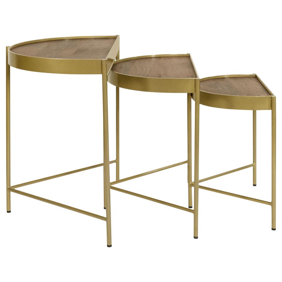 Tristen Brown 3 Pc Nesting Table - furniture place usa