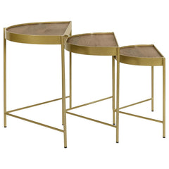 Tristen Brown 3 Pc Nesting Table - furniture place usa