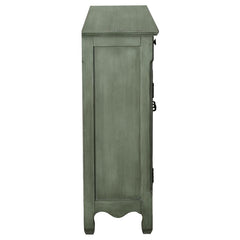 Madeline Green Accent Cabinet - furniture place usa