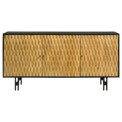 Aminah Brown Accent Cabinet - furniture place usa