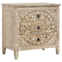 Mariska Brown Accent Cabinet - furniture place usa