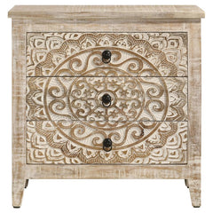 Mariska Brown Accent Cabinet - furniture place usa