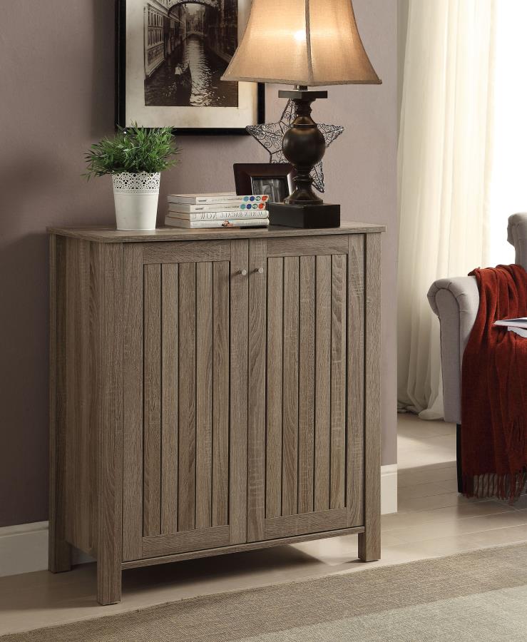 Marisa Brown Shoe Cabinet - furniture place usa
